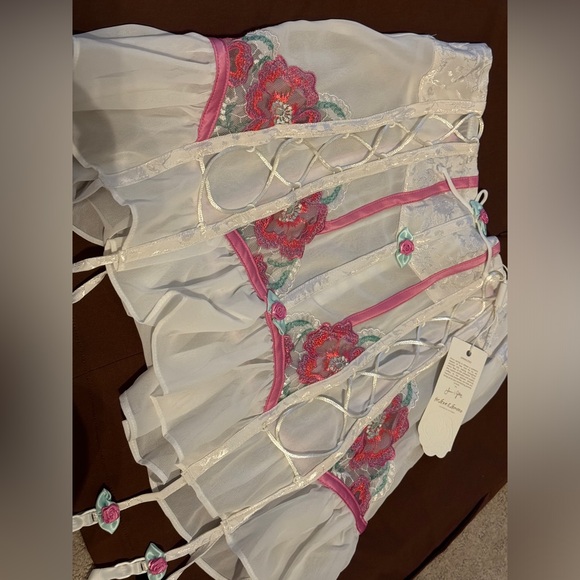 FOR LOVE AND LEMONS Festival Floral Slip Skirt - Picture 7 of 9